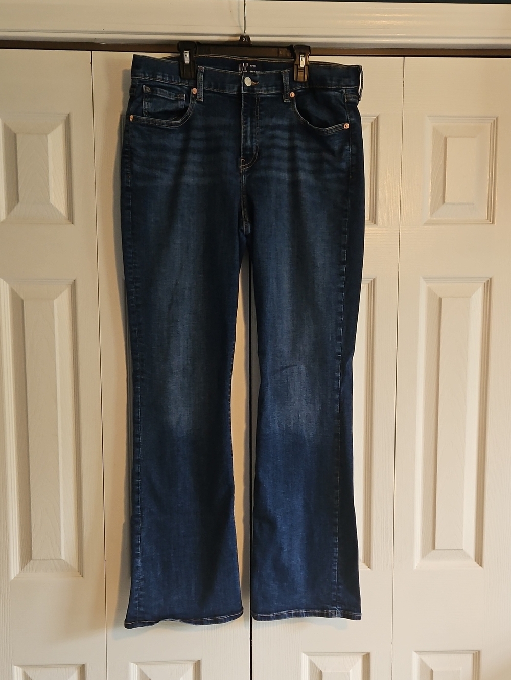 GAP Women's Dark Blue Flare Jeans